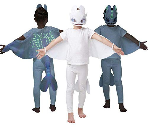 Rubie's Rubies 3300090 Lightfury Dragons 3 Zubehörsetr, weiß