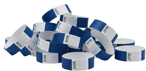 Pack Pulseras de Identificación Tyvek® Lisas para Control de Acceso