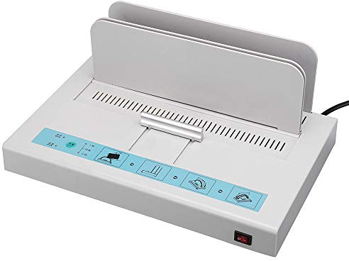 110V Hot Melt Glue Universal Thermal Binding Machine A4 Paper Binding Machine Electric Desktop Sheet Binder 50mm Hot Melt Machine Contract Document Invoice Folder