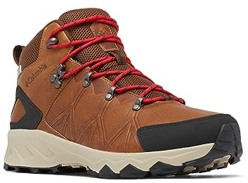 Columbia PEAKFREAK II MID OUTDRY WATERPROOF LEATHER Chaussures Montantes De Randonnée Et Trekking imperméables Homme, Marron (Elk x Black), 44 EU