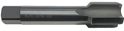 Tap M32 X 1.25 Tap RH HSS Right Hand M32x1.25 Metric Thread Fluted Machine Cutting Tool Straight Tap M32x 1.25