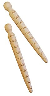 That Sensibility™ 2X Gardening Dibber Seed Planter Tool 2 to 20cm Wooden - Plant Saplings, Bulbs.