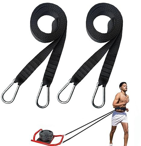 Zuggurt für Gewichtsschlitten | Reifen-Drag-Taillengürtel | Tragbarer Trainingsgürtel-Gymnastik-Puller, Powerlifting-Gymnastikgürtel für Bein-, Rücken-, Brust- und Schlittentraining Rianpesn