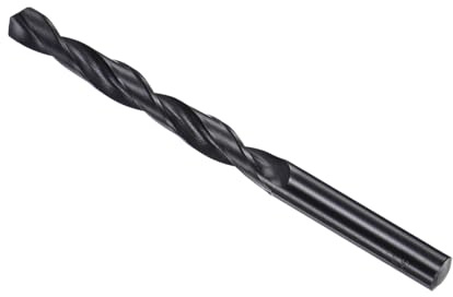 CoCud Punte da Trapano Elicoidali Acciaio ad Alta Velocità 6542, Diametro 9,8mm Lunghezza 133mm, Punta Trapano Dritta Twist Jobber Ossido Nero per Metallo Plastica Alluminio