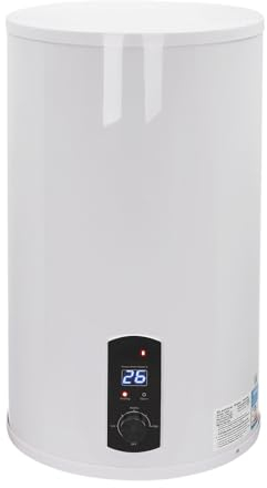 BJTDLLX Elektro Warmwasserspeicher Boiler 70 Liter Warmwasserboiler Speicher 70L Liner Capacity, 2000W Heizleistung, Leckage-Schutz, Upgraded Vertikal Wandhänge 25-75°C Wasserboiler [Energieklasse B]