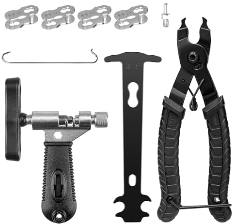 Awaken honest Kettennieter Fahrrad, Kettenzange, Kettenschloss Zange und 4 Paar Fahrradketten Nieten Fahrradkette Reparatur Set für 6-12 Fach Fahrradkette Werkzeug