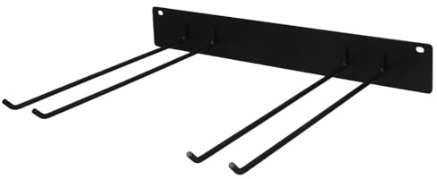 SUPVOX Porta Attrezzi da Giardino in Ferro da Parete Organizer Pesante per Rastrelli e Scope Supporto Salvaspazio per Garage e Esterni Montaggio Muro Robusto e Versatile