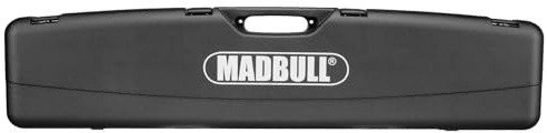 MadBull Waffenkoffer Deluxe – robuster Waffen-Transportkoffer – mit Zahlenschlössern, stoßfestem Polypropylen, Waben-/Noppenschaum, europäische Premium-Qualität (125 x 29 x 12 cm)