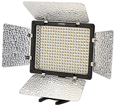 Yongnuo YN300 III LED Video Light 5500k for Camera Camcorder w/IR Remote APP+WINGONEER Diffuser