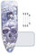 MKMKM Ironing Board Cover, Extra Large Size, XL/XXL, 100% Cotton, With 5mm Thick Felt Padding, Suitable For Steam Irons, Creative Skull - 165x65cm