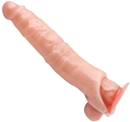 Pennisverlängerung Hülle Groß Realistische Dildo Penis Sleeve 28CM Sex Toyset Herren Penis Verlängerung Extrem Penishüllen zur Sexuelle Verzögerung Ejakulation Sex Sexspielzeug für Paare Männer