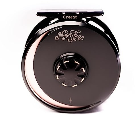 Moonshine Rod Company The Creede Fly Fishing Reel 5/6 Copper. Fully Machined Large Arbor with Sealed Carbon Disk Drag