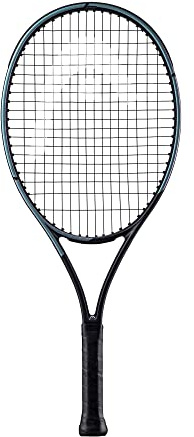 HEAD Gravity Jr.25 2023 Tennisschläger, Schwarz, Griffstärke 07, 8-10 Jahre