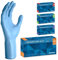 ARNOMED Einweghandschuhe Blau Extra Lang, 30cm Lange Einmalhandschuhe in L, Nitrilhandschuhe Einweg Extra Dick, 100 Stk/Box, Gummihandschuhe Lang Einweg, Nitrilhandschuhe Langer Schaft in S, M, L & XL