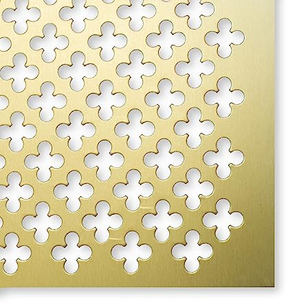 Peggy's Pegboard Tôle perforée en aluminium 100 x 50 cm, 1 mm, perforation trèfle | Fabriqué en Allemagne