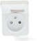 Nedis SmartLife Smart Stecker - Wi-Fi - IP44 - Leistungsmesser - 3680 W - Frankreich/Typ E (CEE 7/6) - 0-55 °C - Android/IOS - Grau/Weiss - 1 Stück