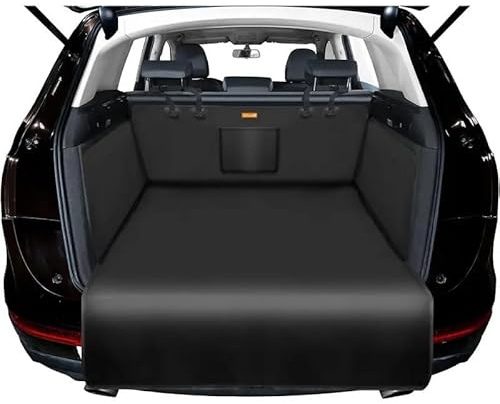 YNEION Car Boot Liner Protector, for Citroen c4 Cactus 2019-2022 Dog Boot Protector Nonslip Washable Dog Boot Cover with Side Protector Cargo Cover Mat