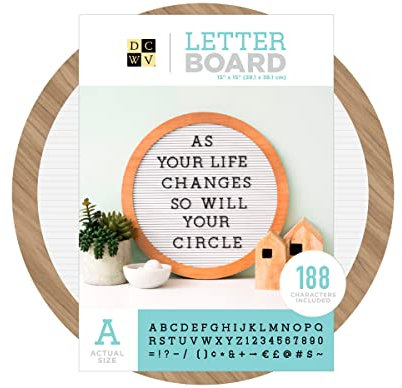 DCWV 614834 Brieftafel, Kreis, Weiß