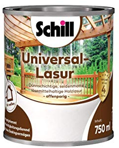 Schill Universal-Lasur - Holzlasur 0,75 Liter Natur