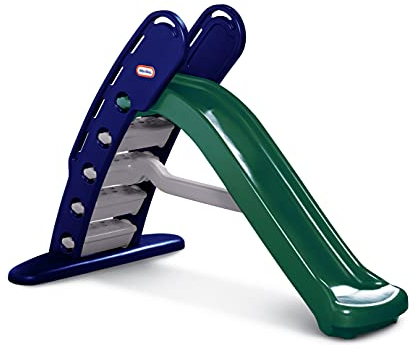 little tikes Easy Store Giant Slide - Slide for Children - Built-in Handrails, Wide Stable Base - For Children from 24 Months to 6 Years