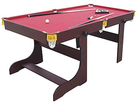 Air King Walker and Simpson Duke 6ft Foldable Pool Table Red