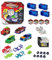 Majorette – Tune Ups Series 1, 4er Set mit 28 Überraschungen, Spielzeugautos aus Metall zum Tunen, 4 von 18 Autos im Überraschungspack, inkl. Tuning-Zubehör, Lieferung: 4 Stück, zufällige Auswahl