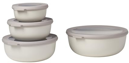 Mepal - Cirqula Low Bowl Set 4-teilig - Nordic White (233103)