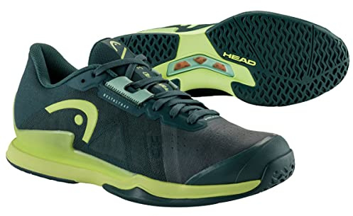 HEAD Chaussures de Tennis Sprint Pro 3.5 Men, Vert Forêt/Vert Clair