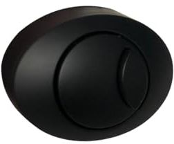 Dual Flush Push Button for Concealed Cable wc cisterns Matt Black