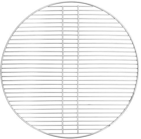 vidaXL Grille de Barbecue Argenté 60 x 60 cm Acier Inoxydable, Grille à Barbecue Ronde, Moderne, pour Jardin et terrasse, Durable, Rack extérieur pour Patio