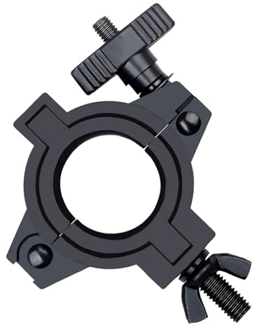 jindaaudio Stage Lighting Truss Clamp, Lighting O clamp Fit 3 Size Pipe Diameter: 25mm/1inch, 38mm/1.5inch, 50mm/2inch