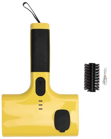 Zerodis Potente Detergente per Grigio a Cordone per Pulizia Elettrica con Teste Sostituibili, Serbatoi D'acqua per Piastrelle da Al Barbecue in Campeggio, Funzionamento Senza Sforzo,