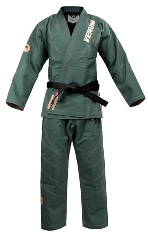 VENUM Elite 5.0 (450 gsm) Kimono BJJ - Forest Verde - A2.5