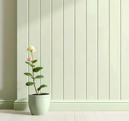 V Groove Wall Panels, 6mm MDF Panels, Easy DIY Wall Panels for Feature Walls, Bedrooms, and Living Rooms - Pack of 6 Panels @ 1200mm x 400mm x 6mm