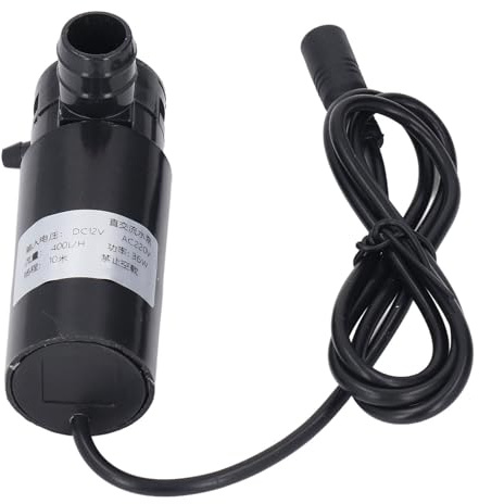 Fafeims Bomba Centrífuga Sumergible de bajo Ruido DC 12V para Fuentes, Piscinas, Acuarios