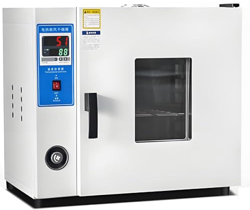 SHENGSHIYU Forno Elettrico da Laboratorio,Forno per Trattamento Termico,Forno di Essiccazione a Convezione d'Aria,Temperatura Massima 300°C,Temperatura Costante per Essiccazione in Piccoli Lotti 16L