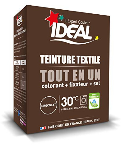 Ideal Teinture Textile Tout en un 350 g Chocolat