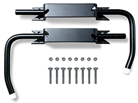 BLOQUE VOLET NOIR: 2 Arrêts de volet 1 droit + 1 gauche. Avec poignée pour ouvrir et fermer facilement tous volets battants. Blocage des volets ouverts. Facilité et sécurité au quotidien.