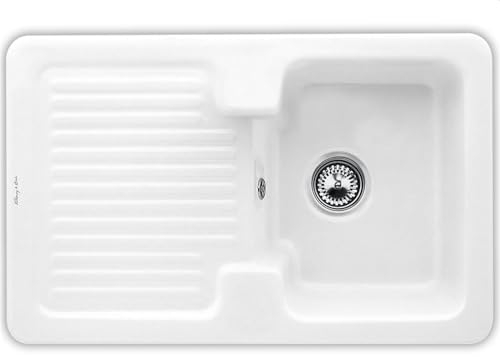 Villeroy & Boch Condor 45 Snow White Auflagebecken Keramik-Spüle Weiß Küche