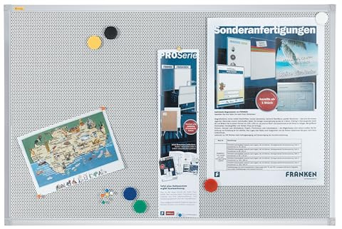Franken PM3602 Textilstift och magnet, 90 x 60 cm grå 90 x 60 cm Grå