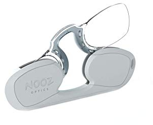 Nooz Optics Unisex ärmellose Lesebrille - Schlanke & leichte lesebrille für Damen & Herren mit kompaktem Etui - Erhältlich in verschiedenen Dioptrienstärken & Farben, Rechteckig