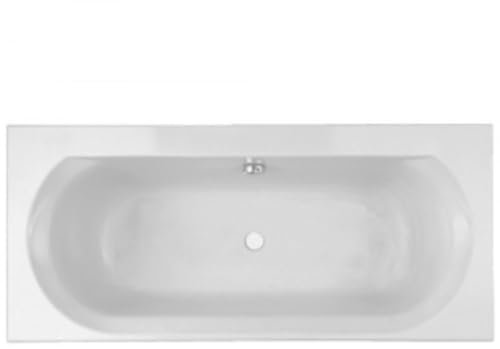 Jacob Delafon - Baignoire Rectangulaire ÉLISE - 170 x 75 cm - Double Dos - Fabrication Française - Pieds Réglables Quick Clip - Acrylique, Blanc - E60279-00