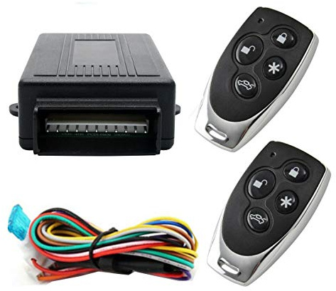 MASO Auto Remote Central Kit Universal Car Door Lock with Contorl Box + 2 Replacement Remote Contorl for Car Central Lock