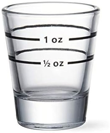 Houdini Classic Shot Glass, Includes 1oz and 1.5oz Measurement Marks
