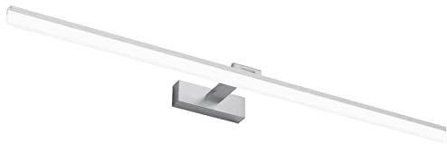 Klighten Lampada da Specchio 100CM, Lampada da Bagno 1560LM 28W IP44, Luce per Trucco Bianco Freddo 6000K, Applique da Specchio per Specchietti, Bagno, Camera da Letto (Senza Interruttore)