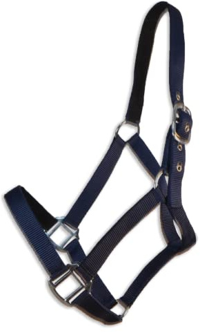 Cabezada cuadra Eco | Talla PONY | Color Azul | Equipamiento para el caballo | Producto de Guarnicionería | Tradición artesana | Los Nietos