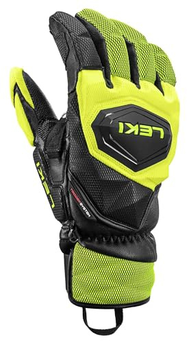 LEKI WCR Venom SL 3D - Race Handschuhe mit Trigger System, Gre:8.0, Black/Yellow