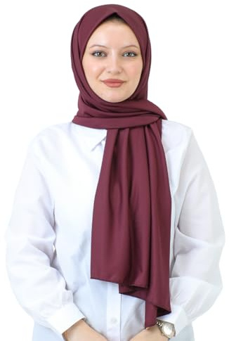 Prien hijab huvudduk för kvinnor, muslimsk klänning, sjal, huvuddukar för flickor, islamisk lång halsduk, chiffong turbanklänningar för ramaddan, körsbär