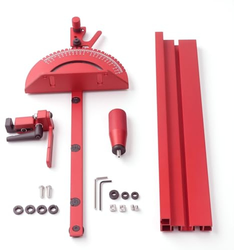 Bordets lutningsmätning decent miter lutande mätstaket med gränslös, exakt lutande mätning för bord, för T-skena Accessoires pour scie sur table