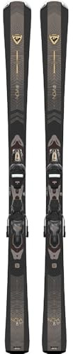 Rossignol Nova 8 + XP 11 Set de skis noir/rouge Taille 163 cm Renfort en titane et design élégant pour les skieurs avancés à la recherche de précision et de style.
